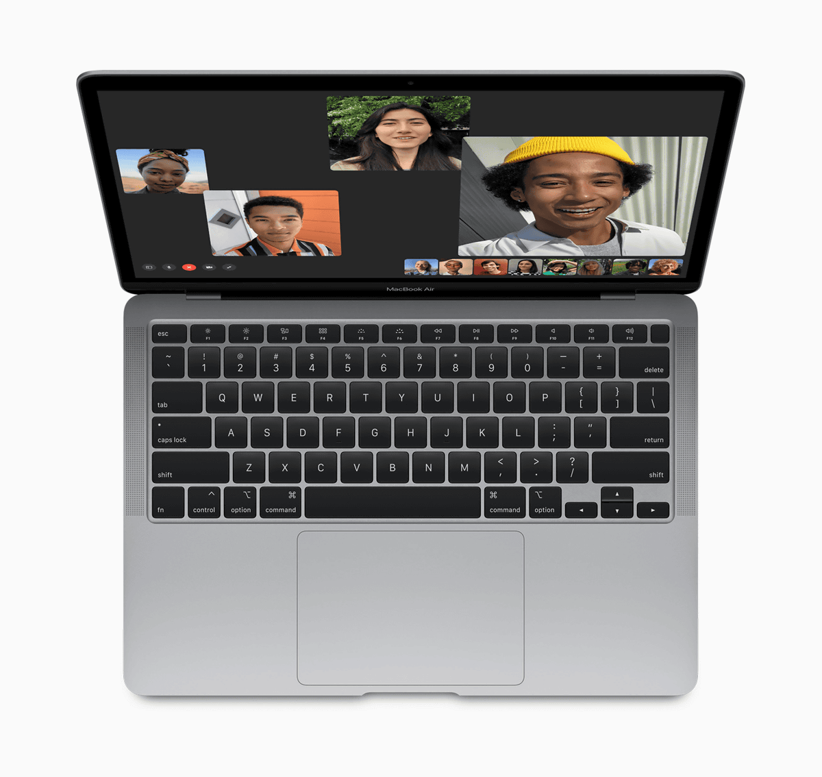 The new MacBook Air is equipped with the 10th generation Intel