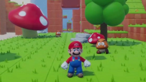 Super Mario on the PS4 in 'Dreams' 