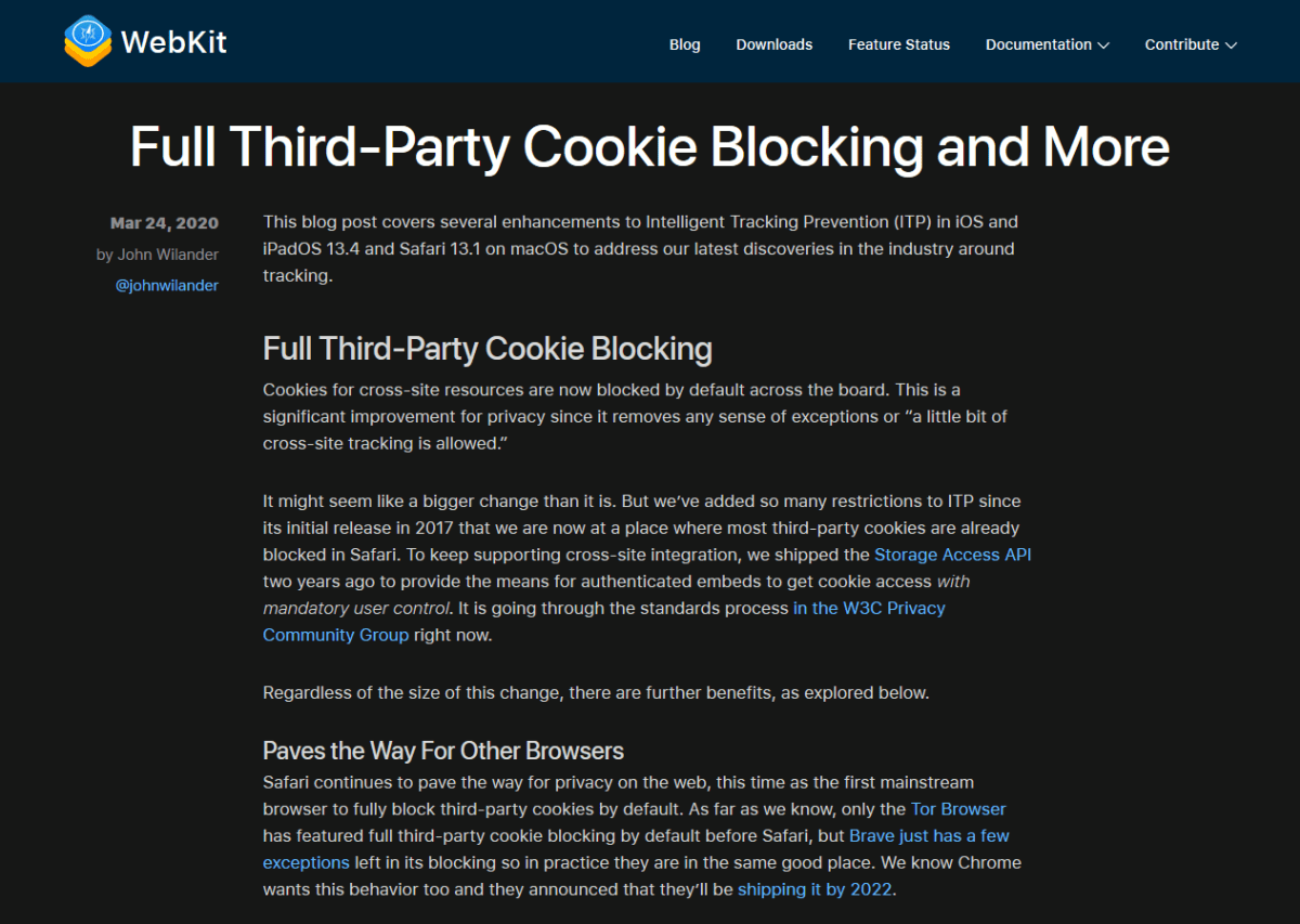 Appleのsafariがサードパーティーcookieを完全にブロック 一般的なブラウザでは初 Gigazine