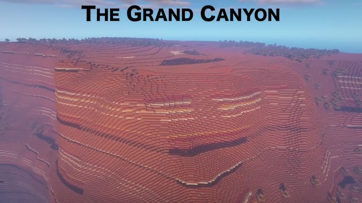 A project to reproduce the earth on a real scale with Minecraft