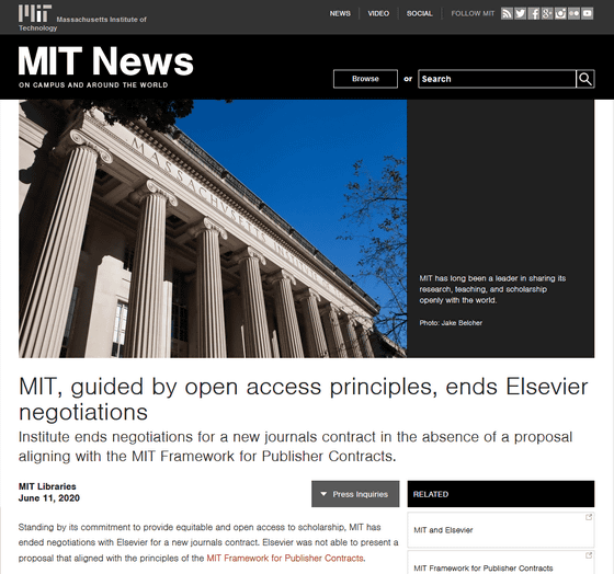 MIT announces framework to guide negotiations with publishers, MIT News