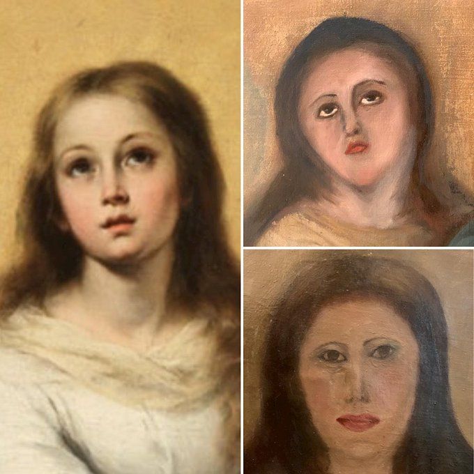 スペイン 絵画 修復 失敗