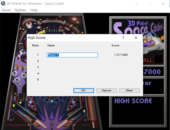 pinball fx3 cabinet mode key