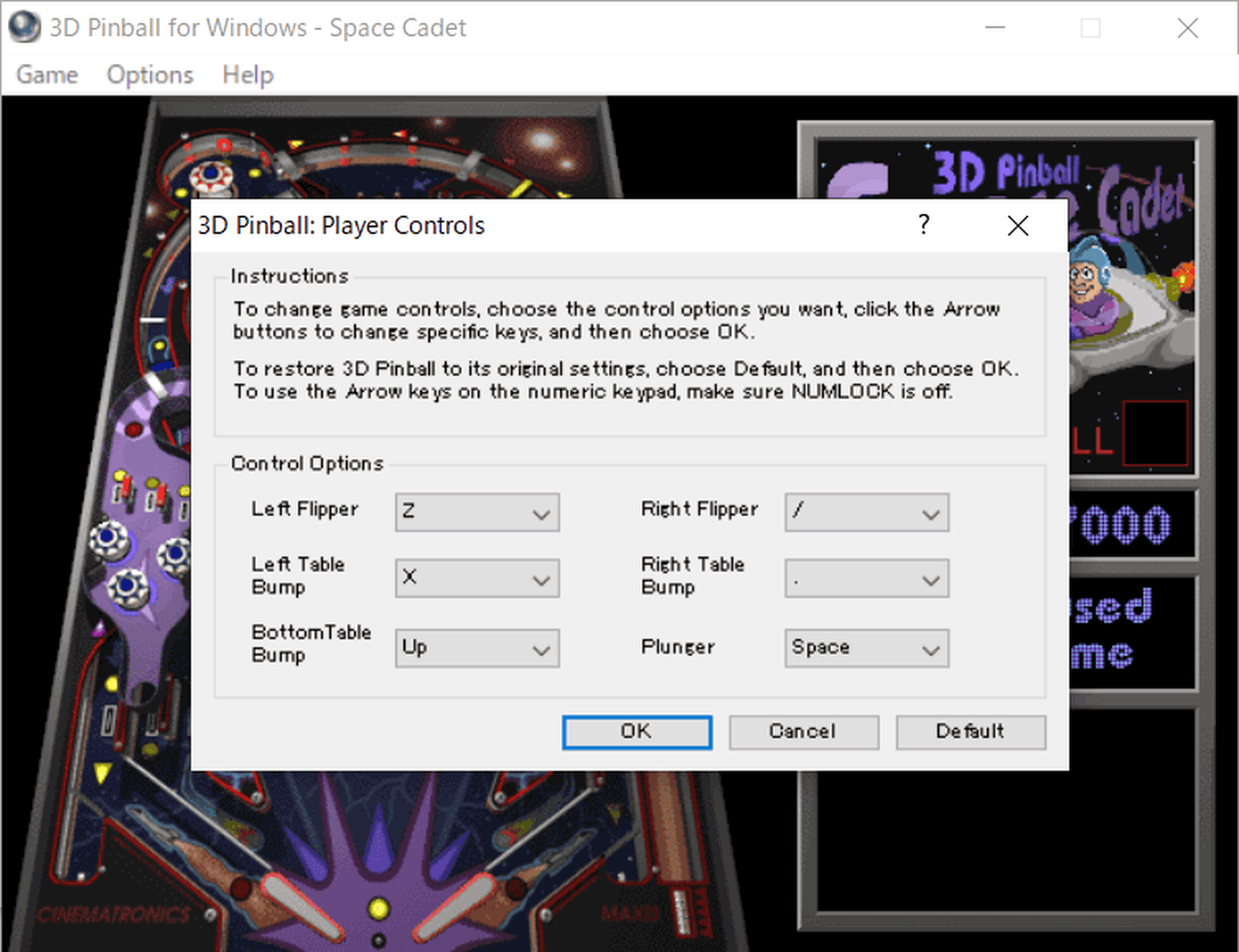 Pinball 3D - Space Cadet, Compatibility Database