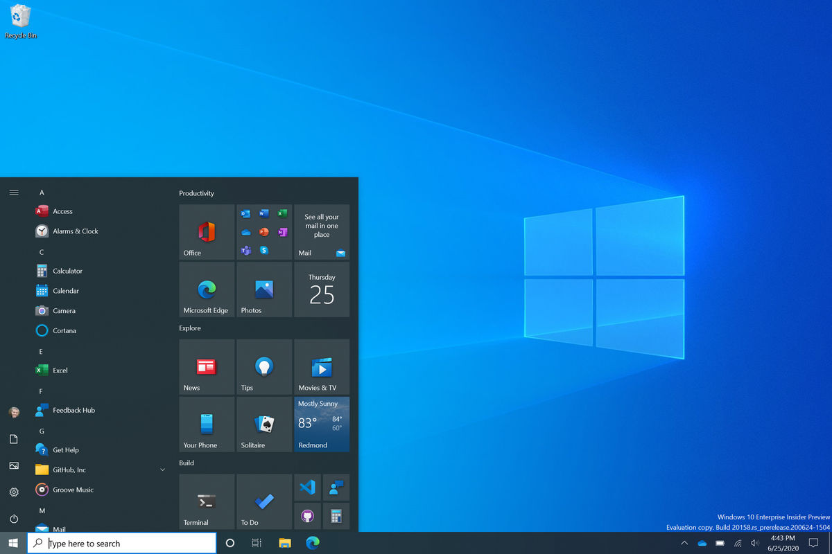 Microsoft announces new Windows 10 start menu - GIGAZINE