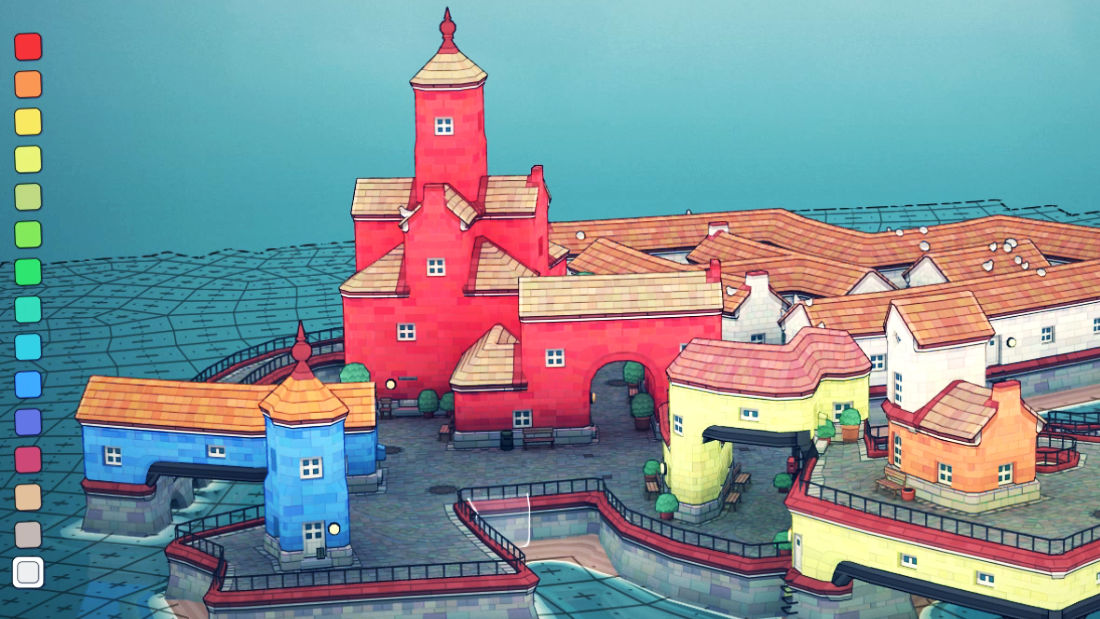 カラフルな欧風の街並みをデタラメなクリックだけで作れるゲーム Townscaper を遊んでみた Gigazine