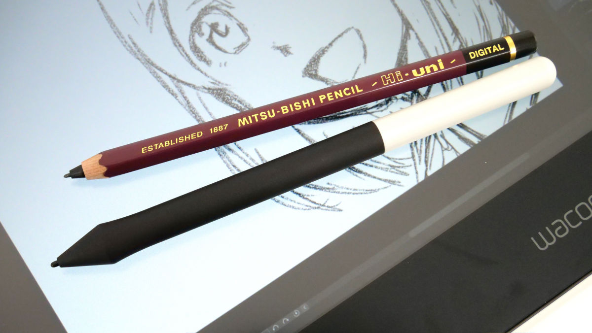 高級鉛筆 ハイユニ の質感 硬度を忠実に再現したデジタルペン Hi Uni Digital For Wacom を実際に使ってみたレビュー Gigazine