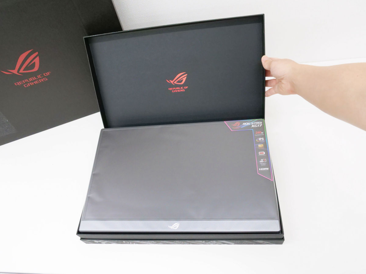 Portable gaming monitor 'ROG Strix XG17' review with 240Hz &