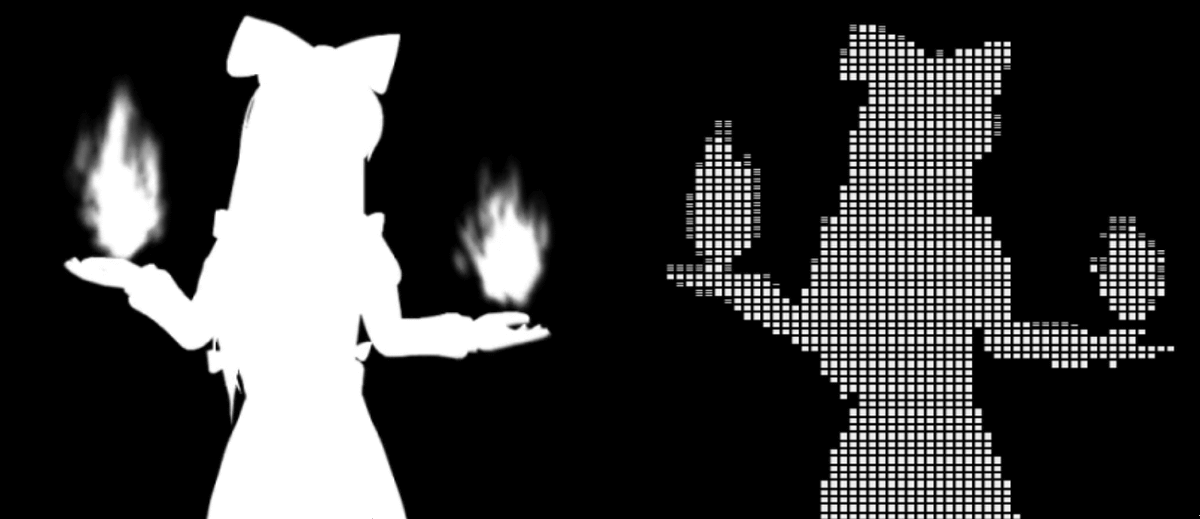 Bad Apple の影絵アニメを8ビットホビーパソコンで再現したムービー Gigazine