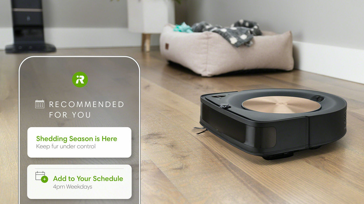 machine learning function is installed in the rumba management application 'iRobot Home' and evolved automatically perform cleaning according to user's habits and preferences -