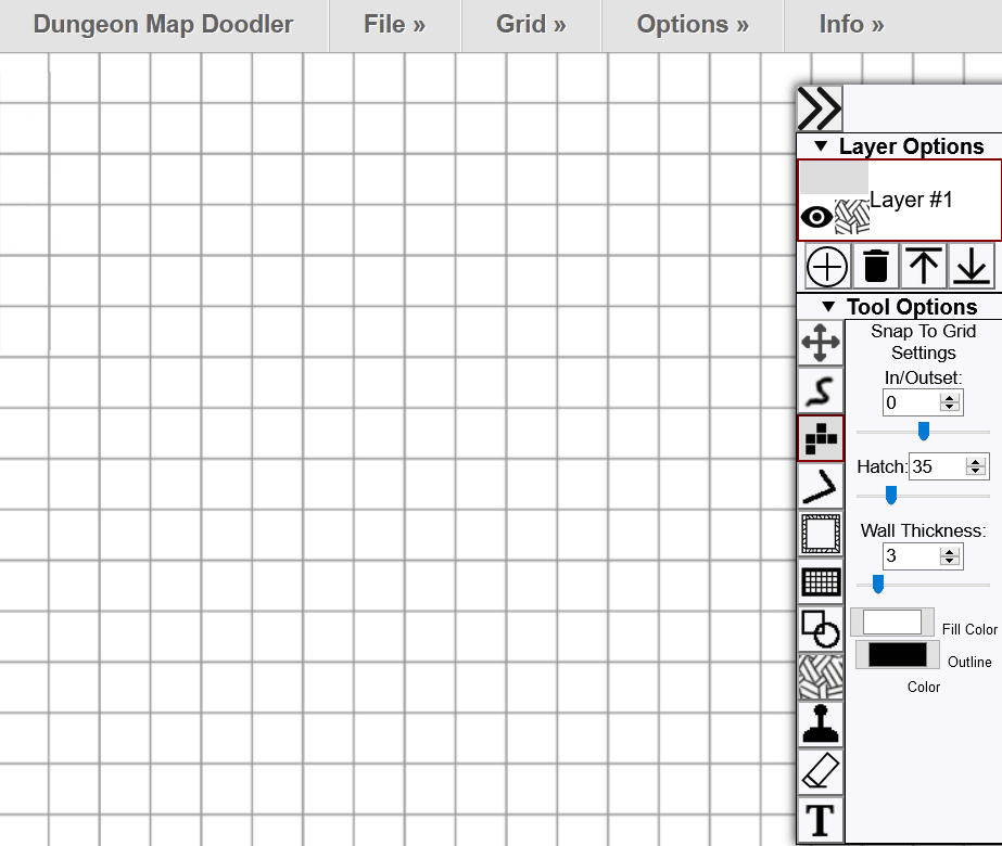 無料で絵を描くようにダンジョンマップが作れる Dungeon Map Doodler を使ってみた Gigazine