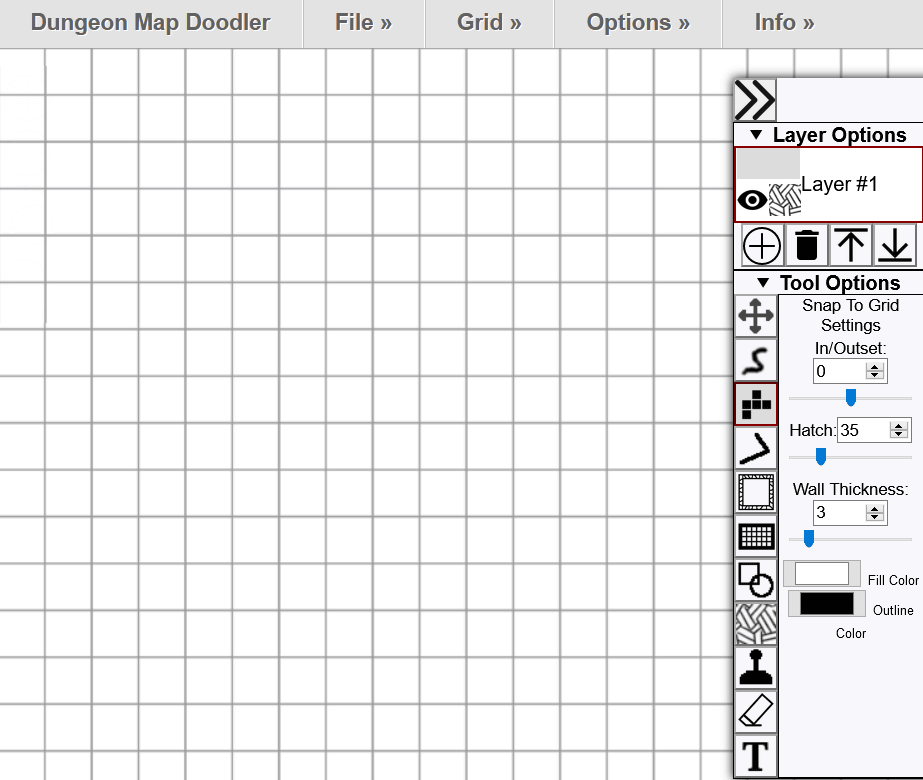 無料で絵を描くようにダンジョンマップが作れる「Dungeon Map Doodler 