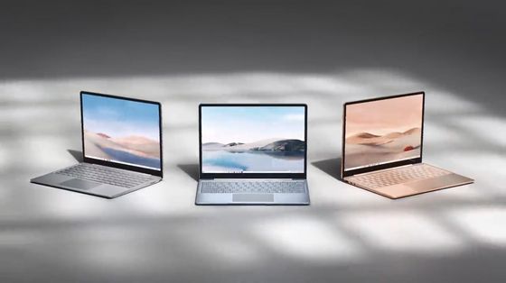 Microsoftが12.4インチの軽量＆薄型＆低価格なモバイルノートPC「Surface Laptop Go」を発表 - GIGAZINE