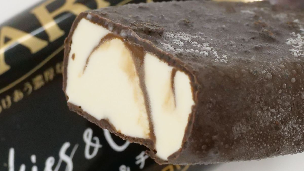 チョコが滑らかな パルム にあえてザクザク食感のクッキーと濃厚な生チョコを加えた Parm クッキー チョコレート 試食レビュー Gigazine