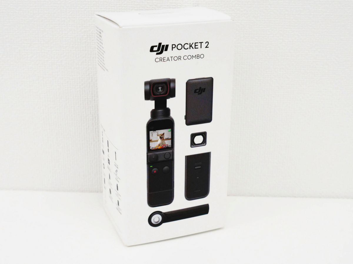 4K60fpsの滑らかな映像を撮影できるジンバル一体型カメラ「DJI Pocket
