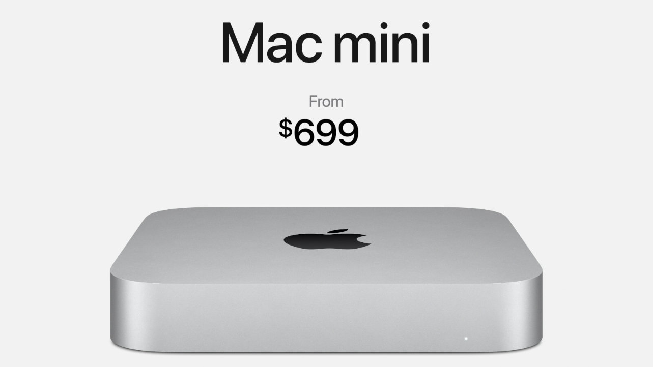 Mac mini」がM1チップ搭載でグラフィックス性能が6倍向上、「Mac mini 