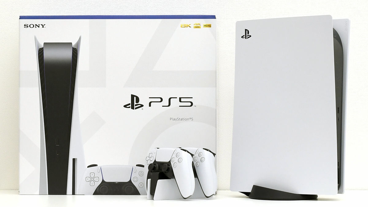 【お買い得HOT】PS5 本体 セット ディスクドライブ搭載モデル SONY PlayStation5 CFI-1000A 動作確認済 箱 コントローラー DC08-982jy/F4 PS5本体