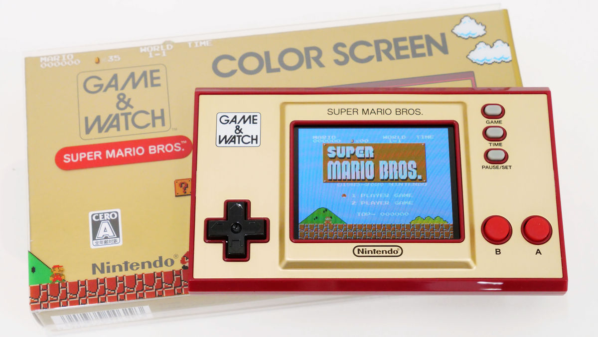 mario brothers handheld game