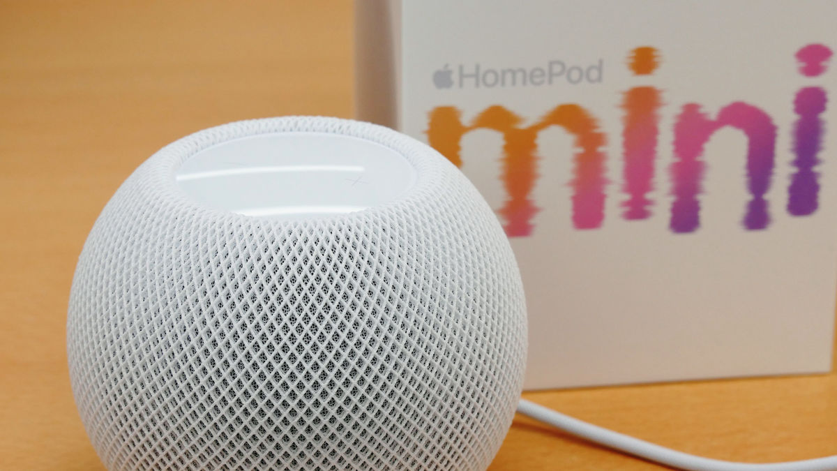 Apple genuine smart speaker 'HomePod mini' photo review for only