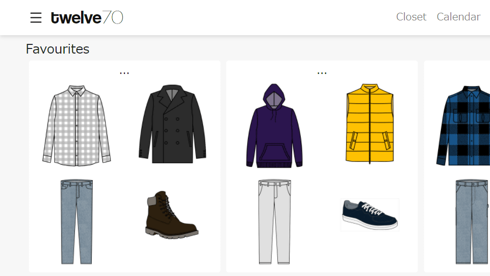twelve clothing website