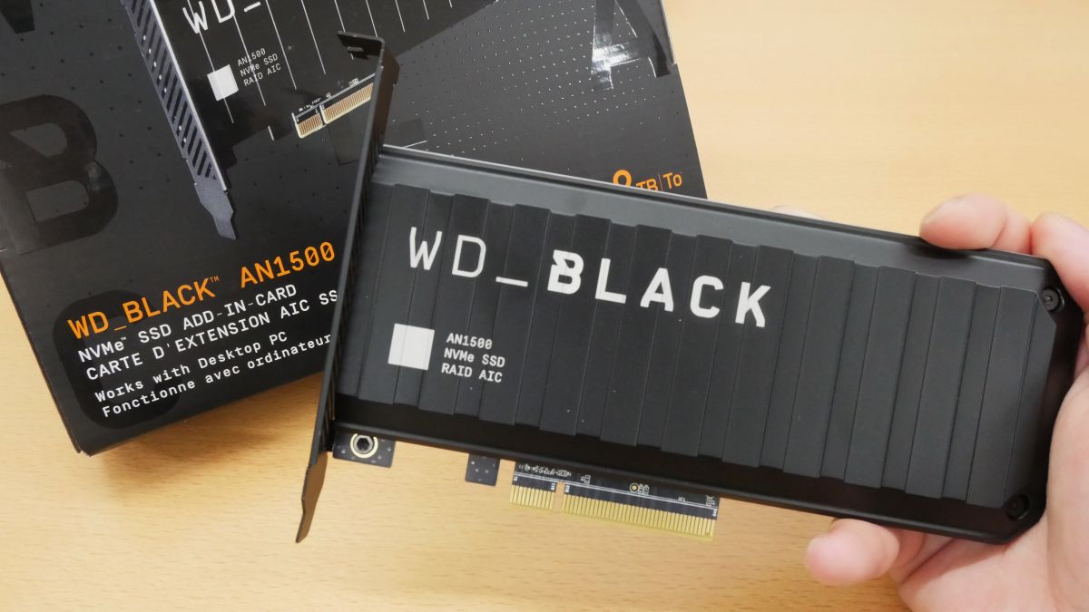 ゲームにもストレージにもぴったりな最大6500mb 秒のアドインカードssd Wd Black An1500 レビュー Gigazine