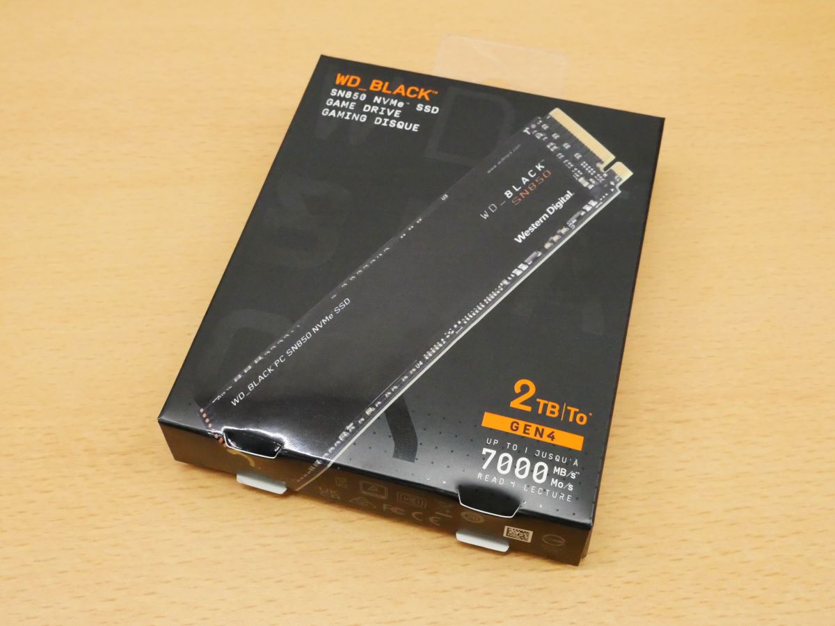 最大7000MB/秒の超高速NVMe SSD「WD_BLACK SN850」徹底レビュー、最 ...