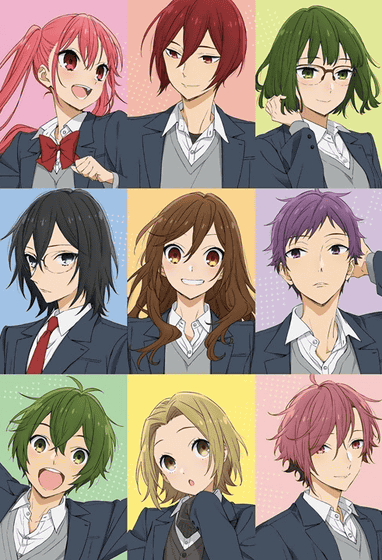 AmiAmi [Character & Hobby Shop]  TV Anime Horimiya -piece- Sticker Set  A: Hori & Miyamura & Ishikawa & Yoshikawa(Released)