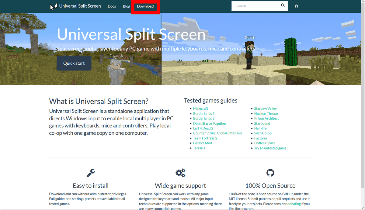 無料でpcゲームの画面を2分割して2人プレイにできる Universal Split Screen レビュー Gigazine