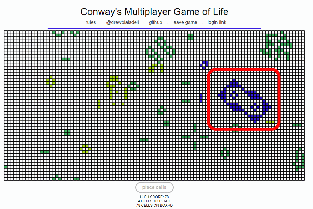 I tried playing the multiplayer life game 'Conway's Multiplayer Game of Life'  where you can observe the growth and death of cells for free - GIGAZINE