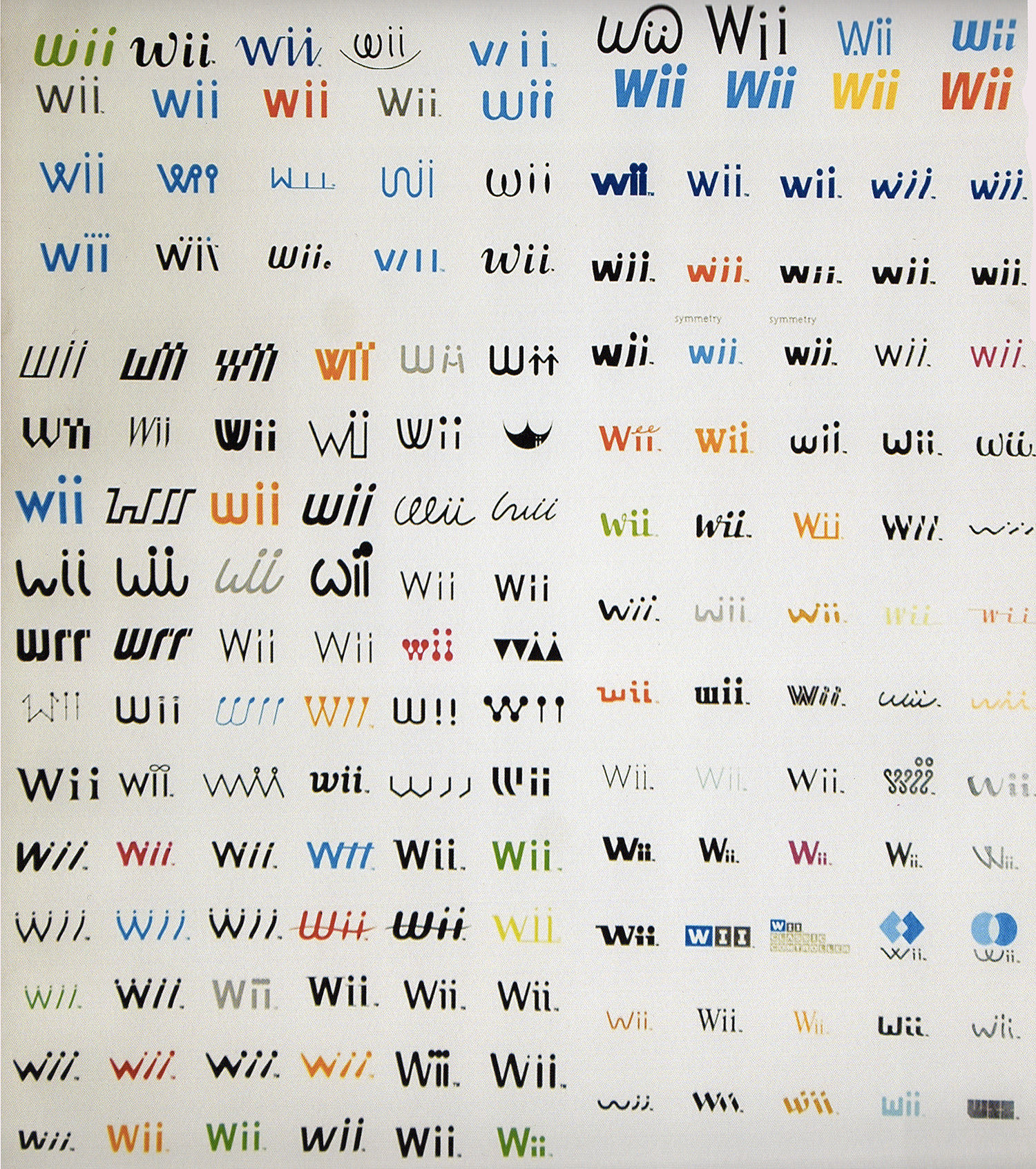 任天堂 Wii のロゴの没案が発見される Gigazine