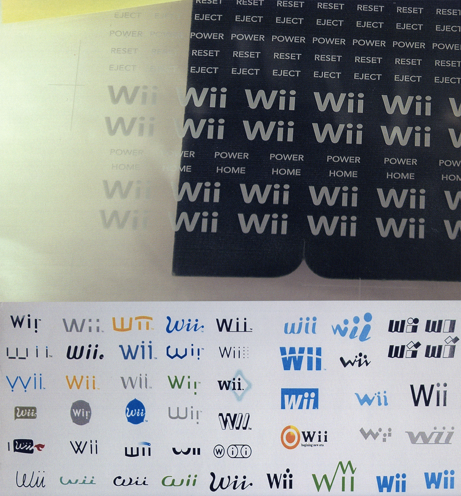 任天堂 Wii のロゴの没案が発見される Gigazine