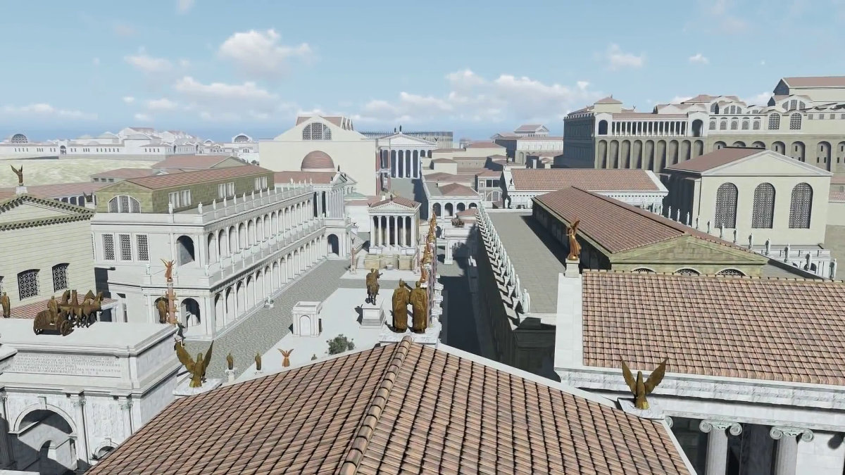 3dで再現した恐ろしくリアルな古代ローマの町並みを体験できる Rome In 3d Gigazine
