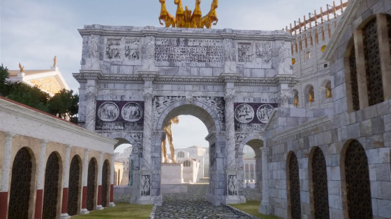 3Dで再現した恐ろしくリアルな古代ローマの町並みを体験できる「Rome 