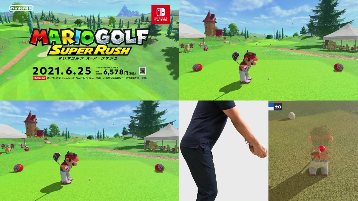 Nintendo Switch向けのマリオゴルフシリーズ最新作「マリオゴルフ 