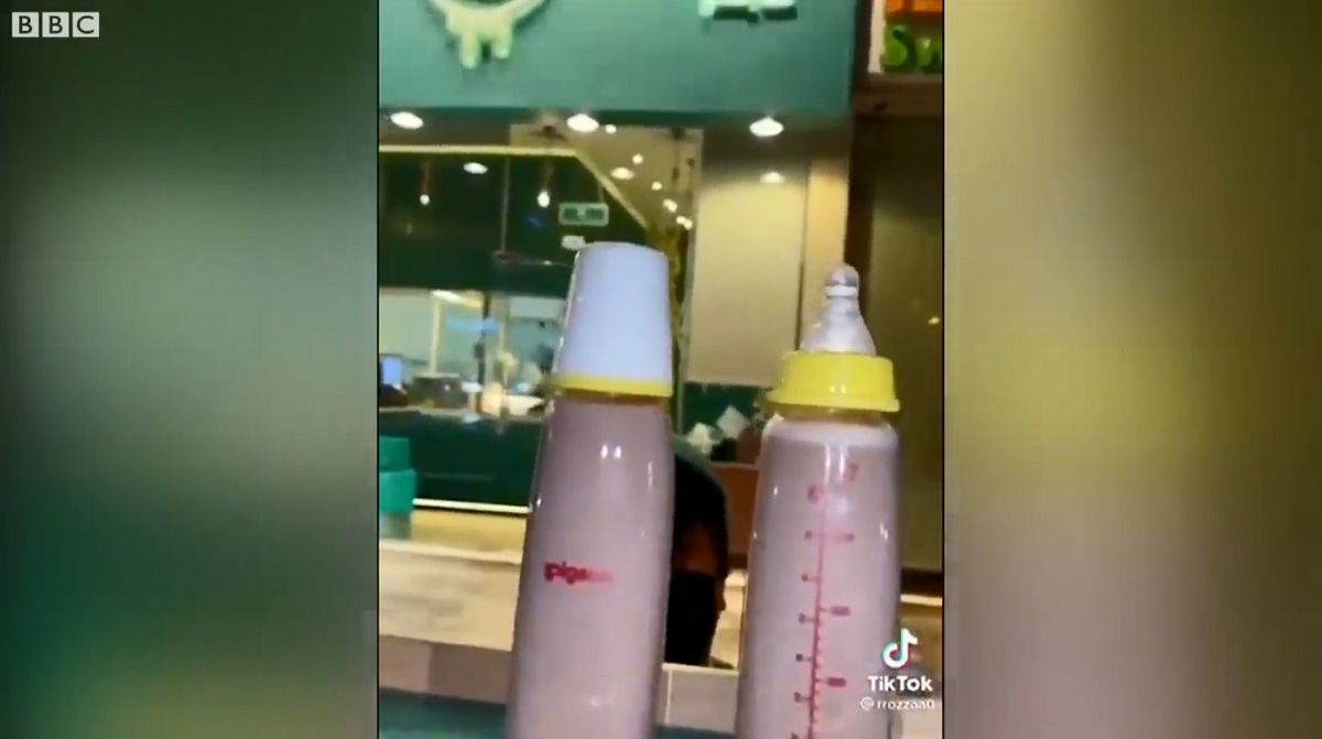 Baby bottles for adult drinks spark a fad and a backlash in Gulf
