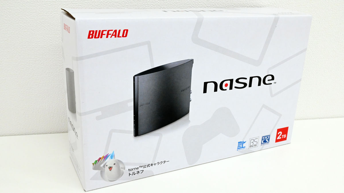 Review using the new 'nasne', how the ability of Buffalo that can