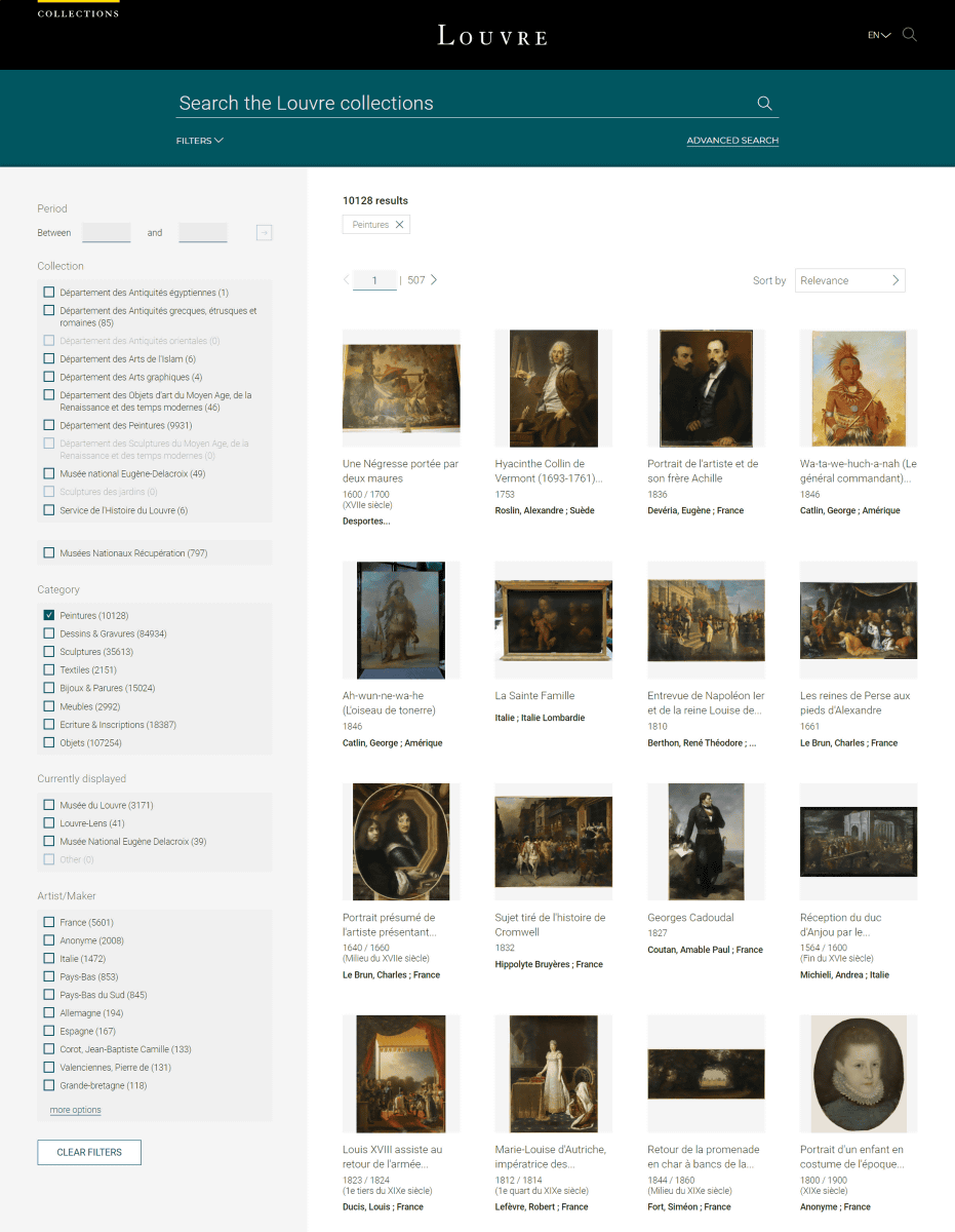 無料でルーブル美術館が全所蔵作品をオンライン公開へ - GIGAZINE