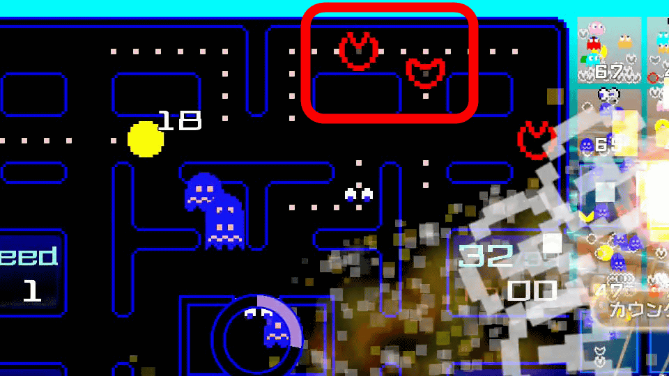 I tried playing the 99-player battle royale 'PAC-MAN 99' that keeps eating  until Pac-Man is the last one on Nintendo Switch. - GIGAZINE