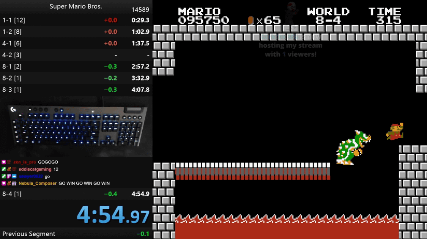 スーパーマリオブラザーズのRTA世界記録が更新、人類には不可能とされ 