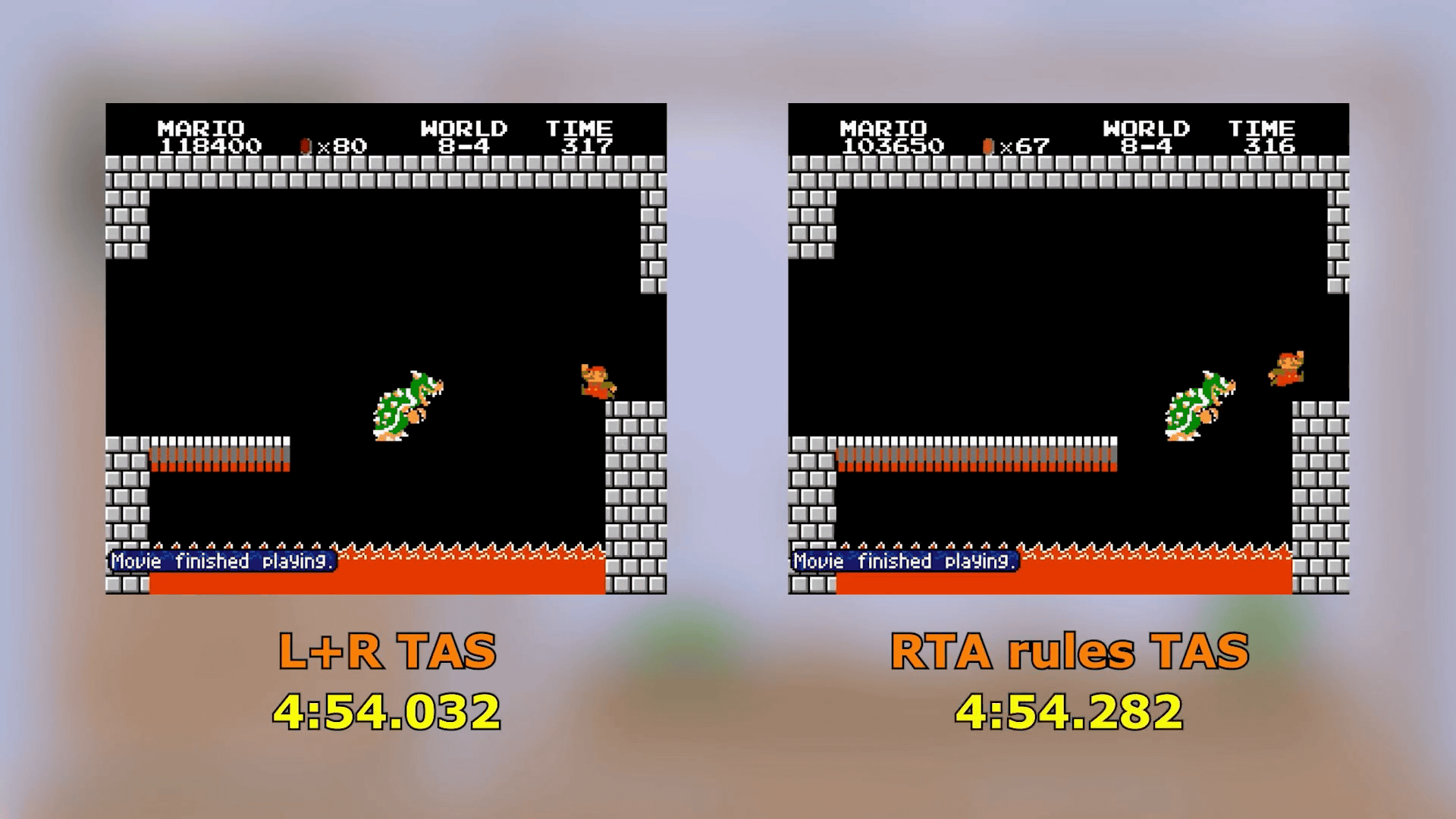 Super Mario Bros Rta World Record Set What Is The Wall Of 4 Minutes 55 Seconds Made Impossible For Humankind Gigazine