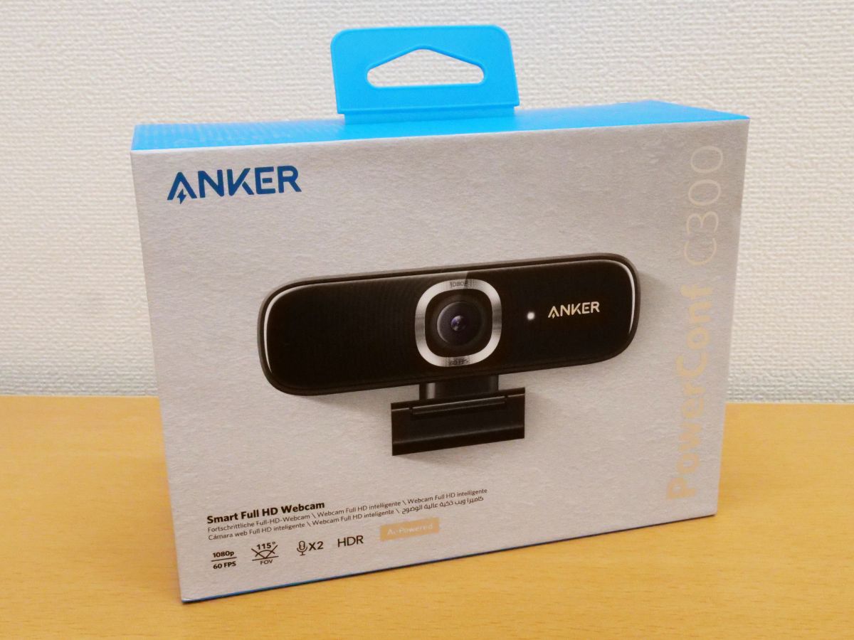 AnkerWork PowerConf C300, 1080p 60fps Webcam - AnkerWork