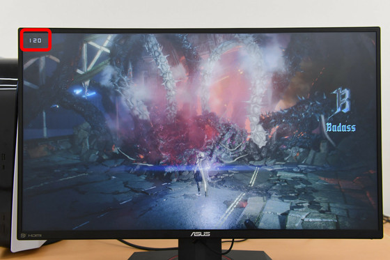 ASUS gaming monitor 'TUF GAMING VG259 QR' review that supports PS5 