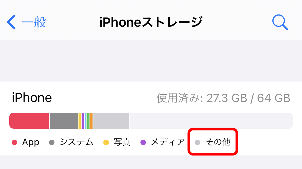 Iphoneのストレージを圧迫する灰色の その他 の正体とは どうすれば消せるのか Gigazine