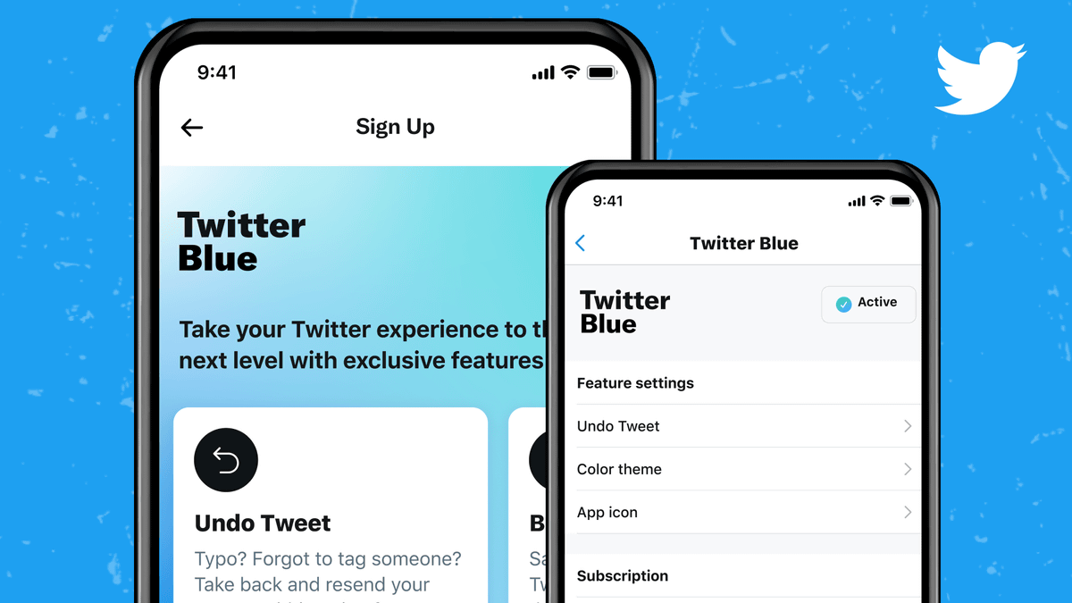 Twitterが有料サービス「Twitter Blue」を開始、ツイート投稿後の取り消し・修正が可能に - GIGAZINE