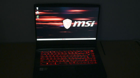 Review of MSI's gaming notebook PC 'GF65-10UE-258JP' that can 