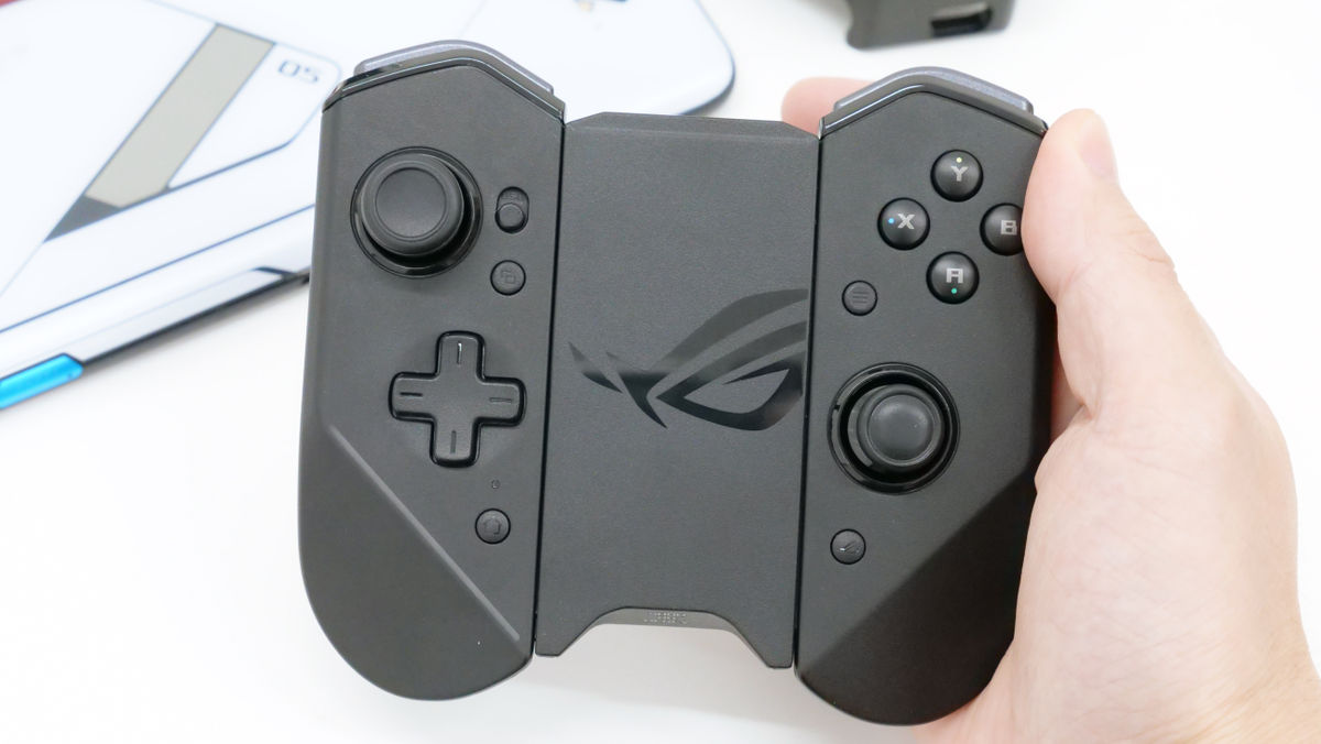 smartphone top model 'ROG 5 Ultimate' game function review &amp; dedicated external controller 'ROG Kunai Gamepad' I tried using - GIGAZINE