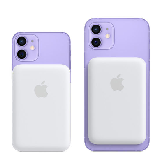 AppleがiPhoneの背面に磁石でくっつくモバイルバッテリー「MagSafe Battery Pack」をリリース、価格は約1万1000円