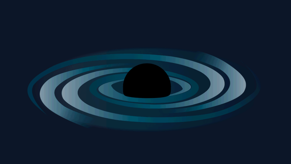 ブラックホールの向こう からの光が初めて観測される Gigazine