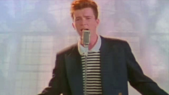 世界一有名な釣り動画の Never Gonna Give You Up のmvが10億再生を突破 Gigazine