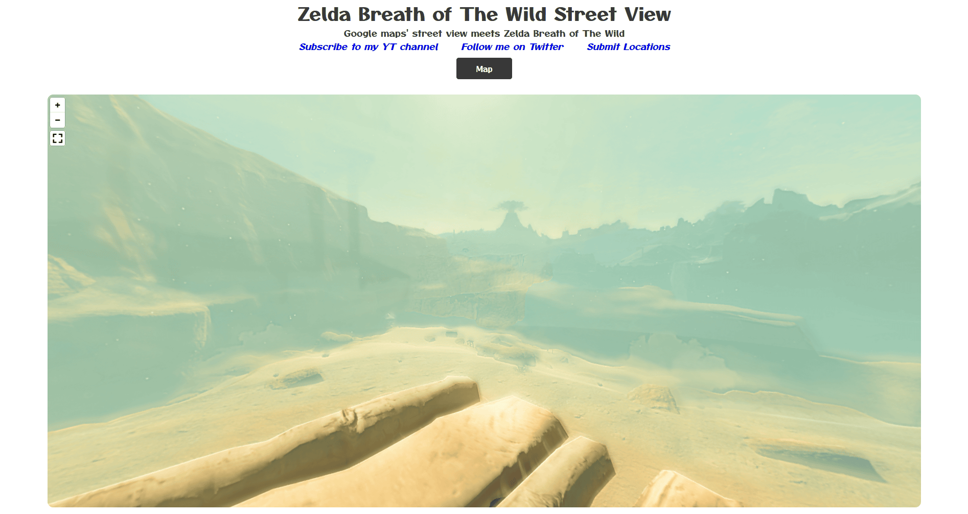 Zelda BotW Street View